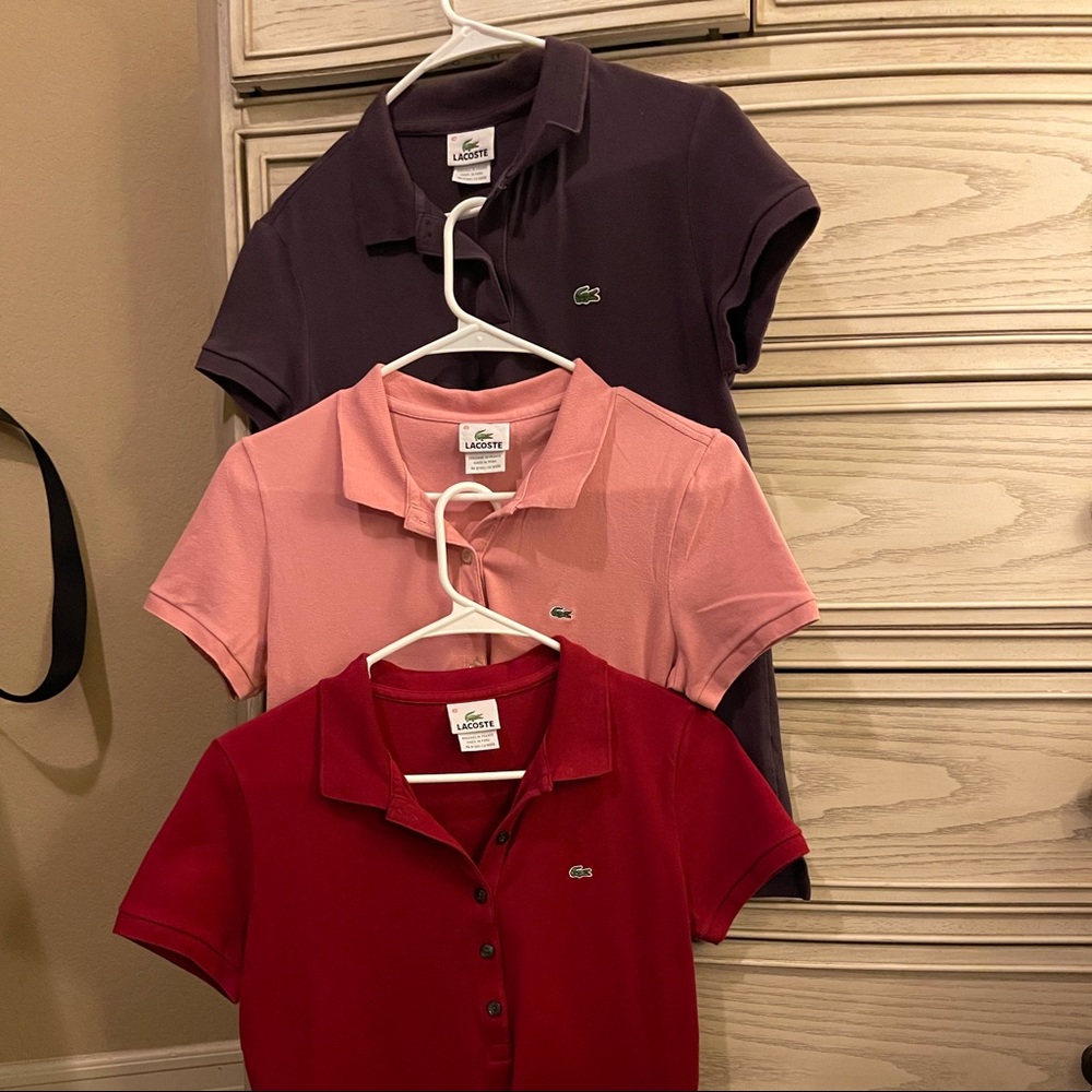 S O L D ❌3 Lacoste Polo Bundle